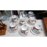 A 20 piece Royal Albert lavender rose tea set