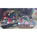 2 boxes of die cast toys inc. Hot Wheels etc.