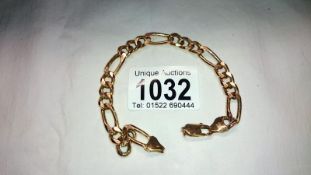 9ct gold bracelet 11g