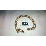 9ct gold bracelet 11g