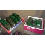 A quantity of pre-war Dinky military vehicles inc. medium tank kitchen etc.