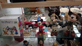 Quantity of Disney Mickey Mouse figures etc.