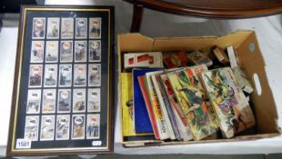 A collection of cigarette cards inc.