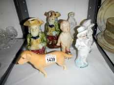 4 late 19c, early 20c figures,