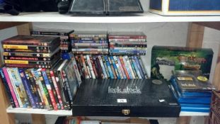 A large collection of Dvd's, boxed sets & Blue Rays etc.