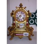 An ornate ormalu clock face a/f