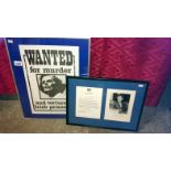 2 interesting items of Margaret Thatcher ephemera inc.