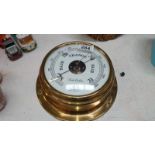 Brass wall barometer by Foster Callear