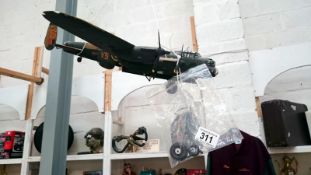 An Airfix Lancaster model a/f