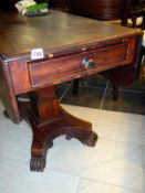 A Victorian mahogany Pembroke table