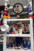 A Mickey mouse lamp etc and other assorted memorabila inc.