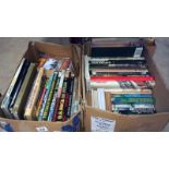 2 boxes of railway books