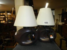 Pair of artistic table lamps