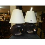 Pair of artistic table lamps