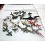 A quantity of cast Dinky aircraft models