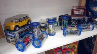 A collection of various Die-cast models