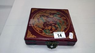 A Chinese divination device (box 6.75" x 6.75" x 1.