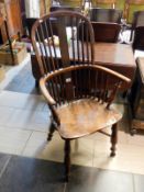 A period Elm Windsor chair