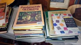 2 lots of books on oil paintings