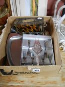 A quantity of silver plate cutlery etc