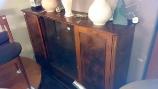 A mahogany cabinet