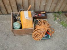 A box of tools etc