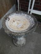 A bird bath