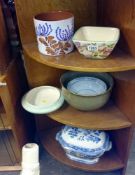 A quantity of miscellaneous pottery etc.