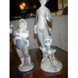 2 Lladro figures