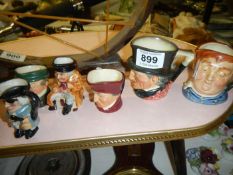 6 Doulton and other jugs