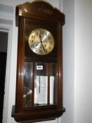 An Edwardian wall clock