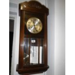 An Edwardian wall clock