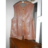 An old blacksmith leather jacket