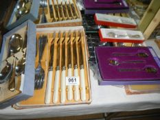 A quantity of cutlery