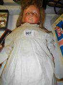 A Victorian wax doll