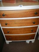 An old 4 drawer chest of drawers