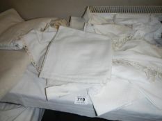 A quantity of white linen