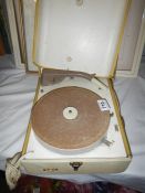 An old record player