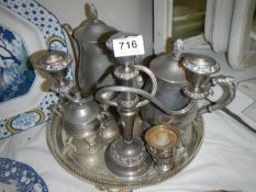 A quantity of silverplate