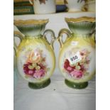 A pair of Victorian vases