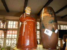 An old vase and a friar jug