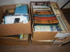 4 boxes of books