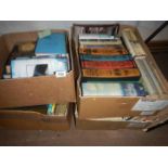 4 boxes of books