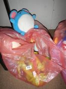 A bag of Pokemon toys