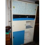An old 1950s kitchen cabinet