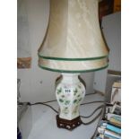 A Chinese style table lamp