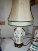 A Chinese style table lamp