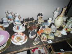 A quantity of china, Lilliput Lane etc