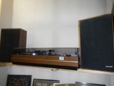 A Sharp stereo and speaker