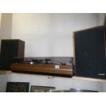 A Sharp stereo and speaker